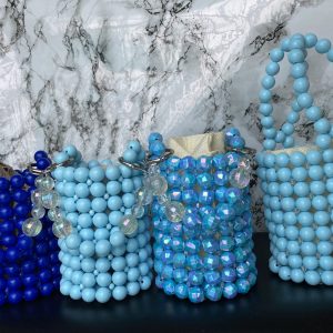 Classic Bucket Beaded Bag