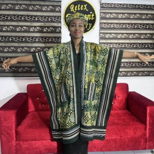Adire and Asoke knee length kimono
