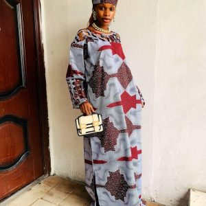 Ankara bubu gown