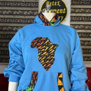 Unisex Ankara Styled Hoodie