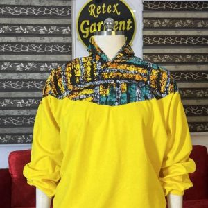 Unisex Ankara Styled Hoodie