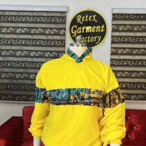 Unisex Ankara Styled Hoodie