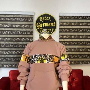 Unisex Ankara Styled Hoodie