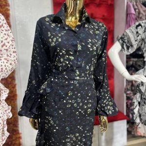 Chiffon skirt and blouse