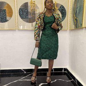 Ankara Gown and jacket