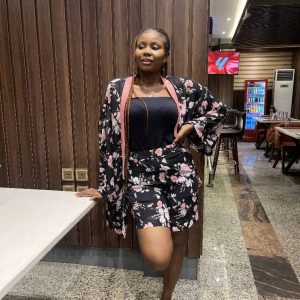 Chiffon short and kimono