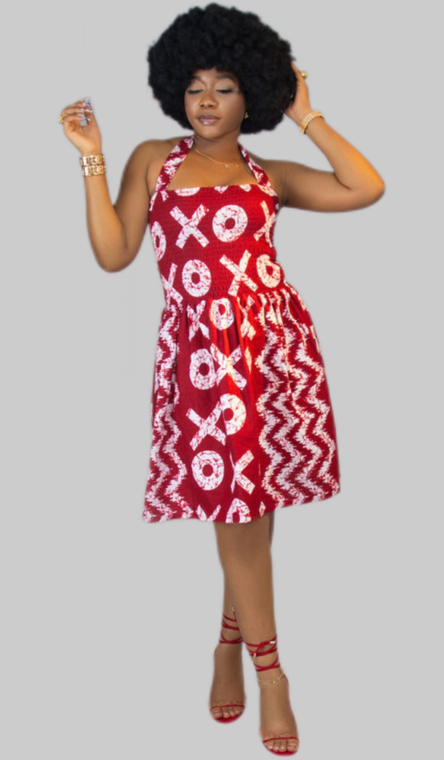 MIMI- HALTER ANAKARA DRESS