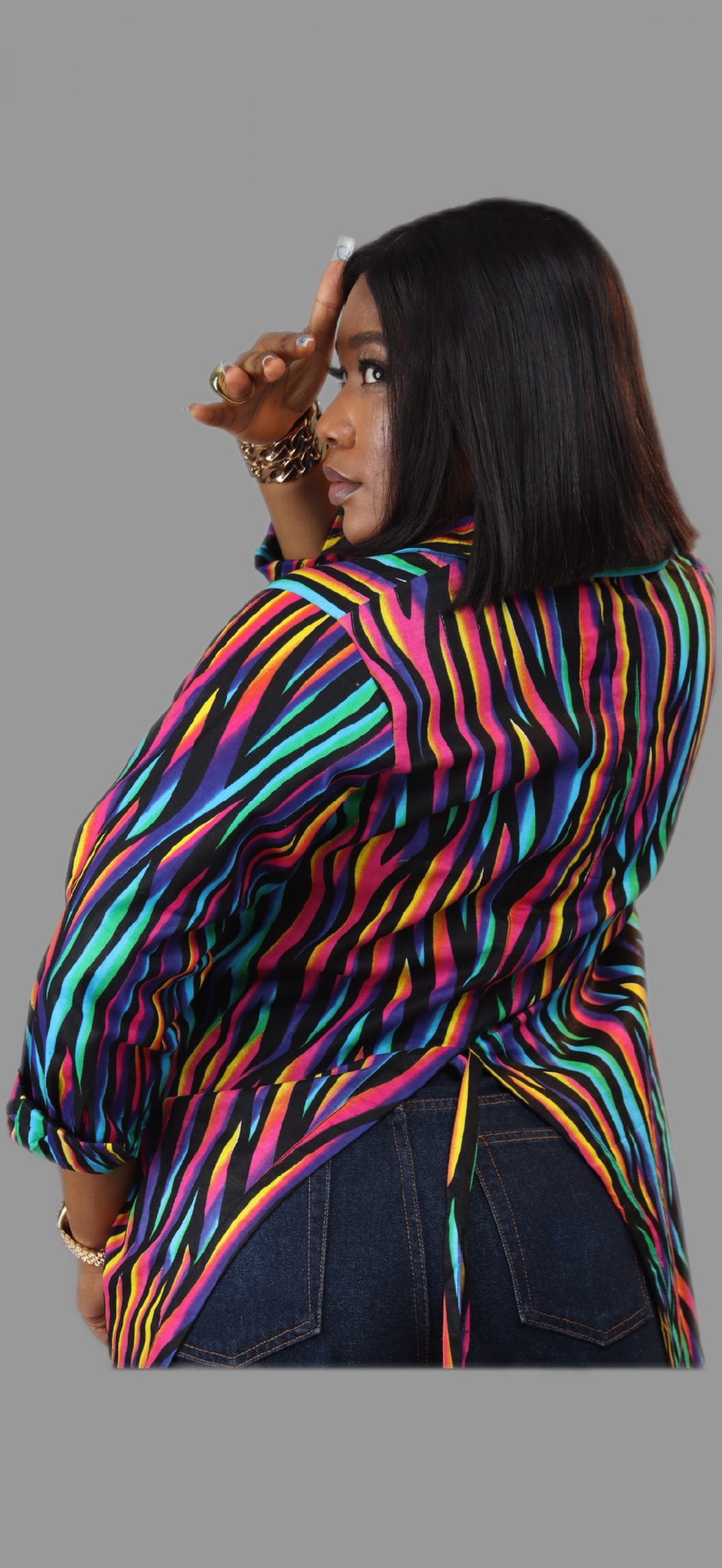 RENI BACK SLIT SHIRT - Image 2