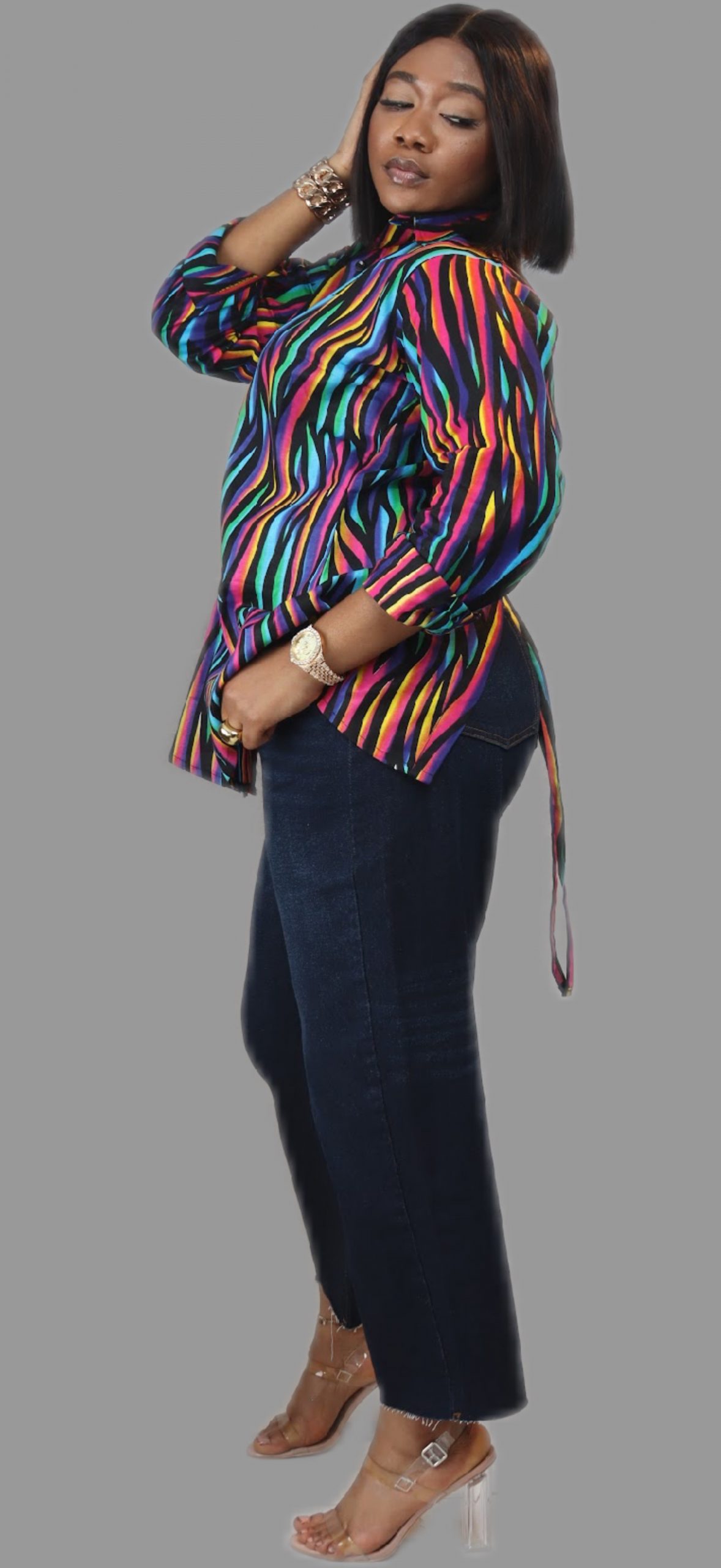 RENI BACK SLIT SHIRT - Image 3