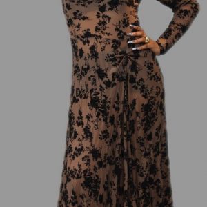 DAYA MESH DRESS- Nude