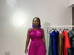 Mojisola pant Magenta