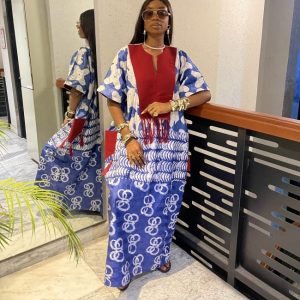 Vicky Midi in blue