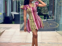 Eden dress in wine-pink