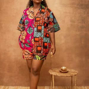 Ajoke mix and match shorts set (NO TWO PRINTS ARE THE SAME)
