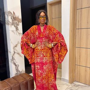 Tope bubu in Red-yellow