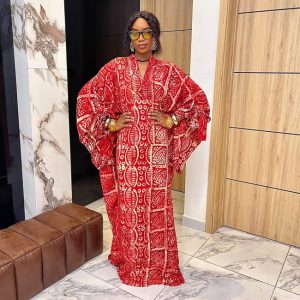 Tope in red-white