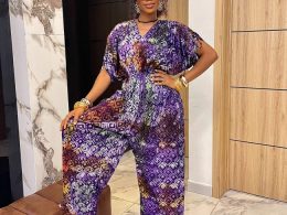 Yinka Jumpsuit in purple