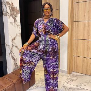 Yinka Jumpsuit in purple