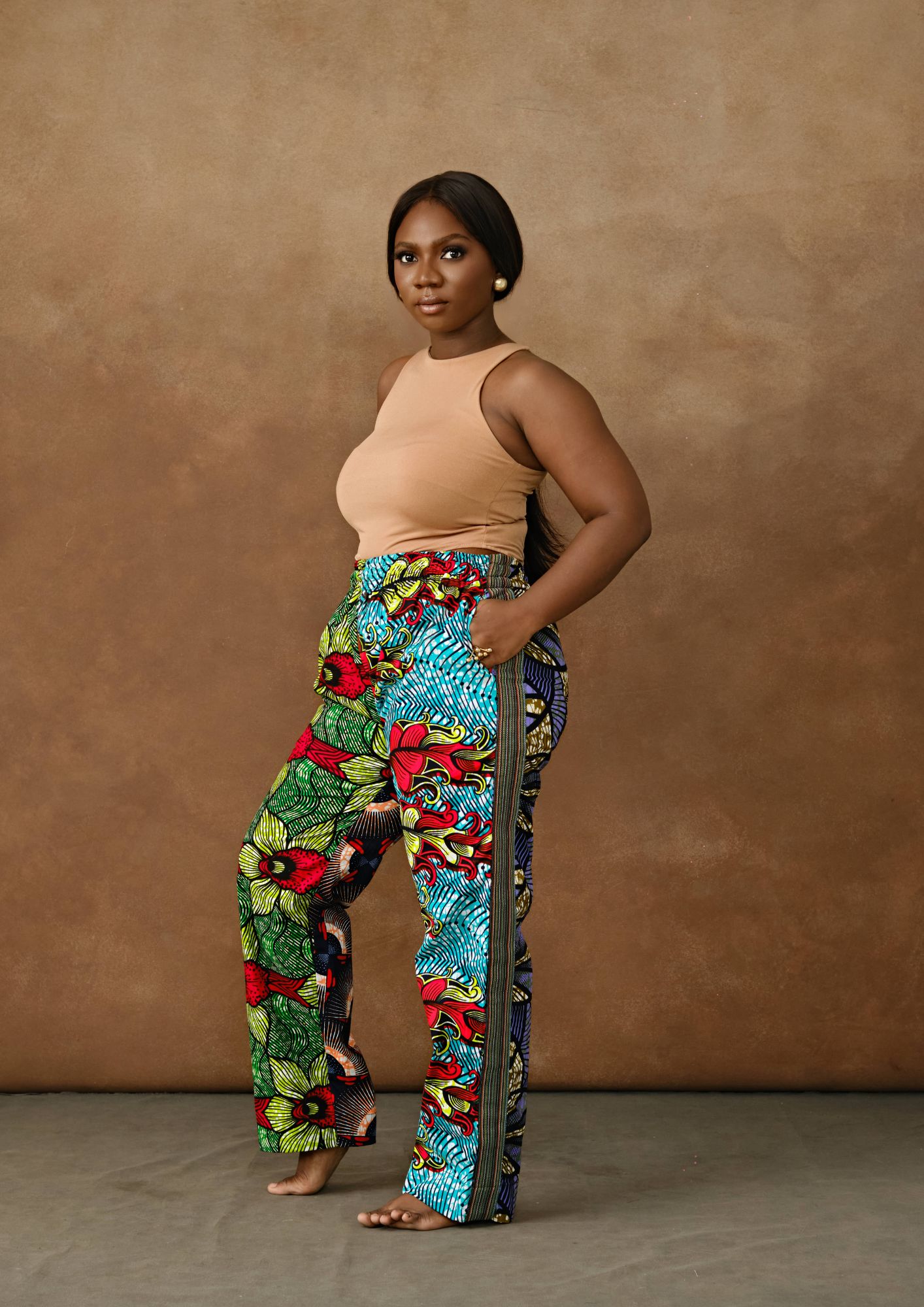 Ajoke Mix and Match Trouser (NO TWO PRINTS ARE THE SAME) - Image 3