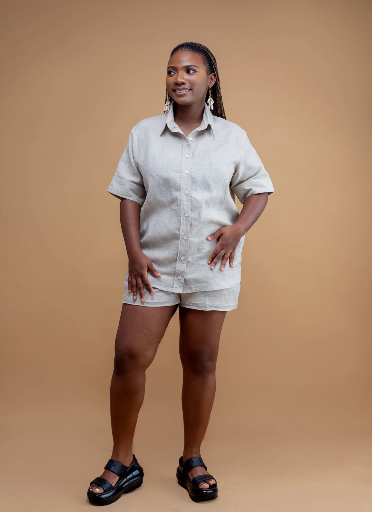 SL Signature Short Sleeve Shirt Set with Shorts