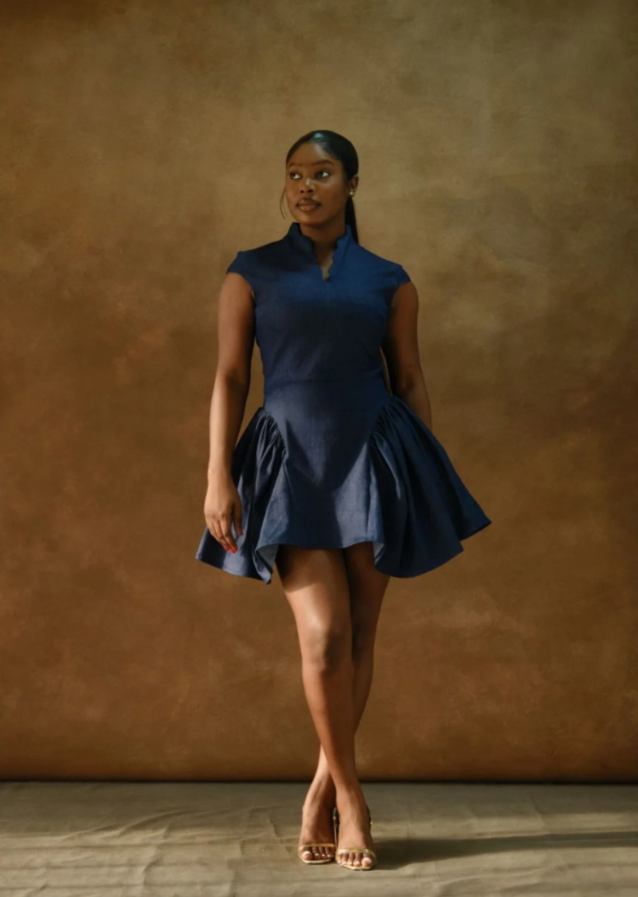 Teniola Mini Denim Dress