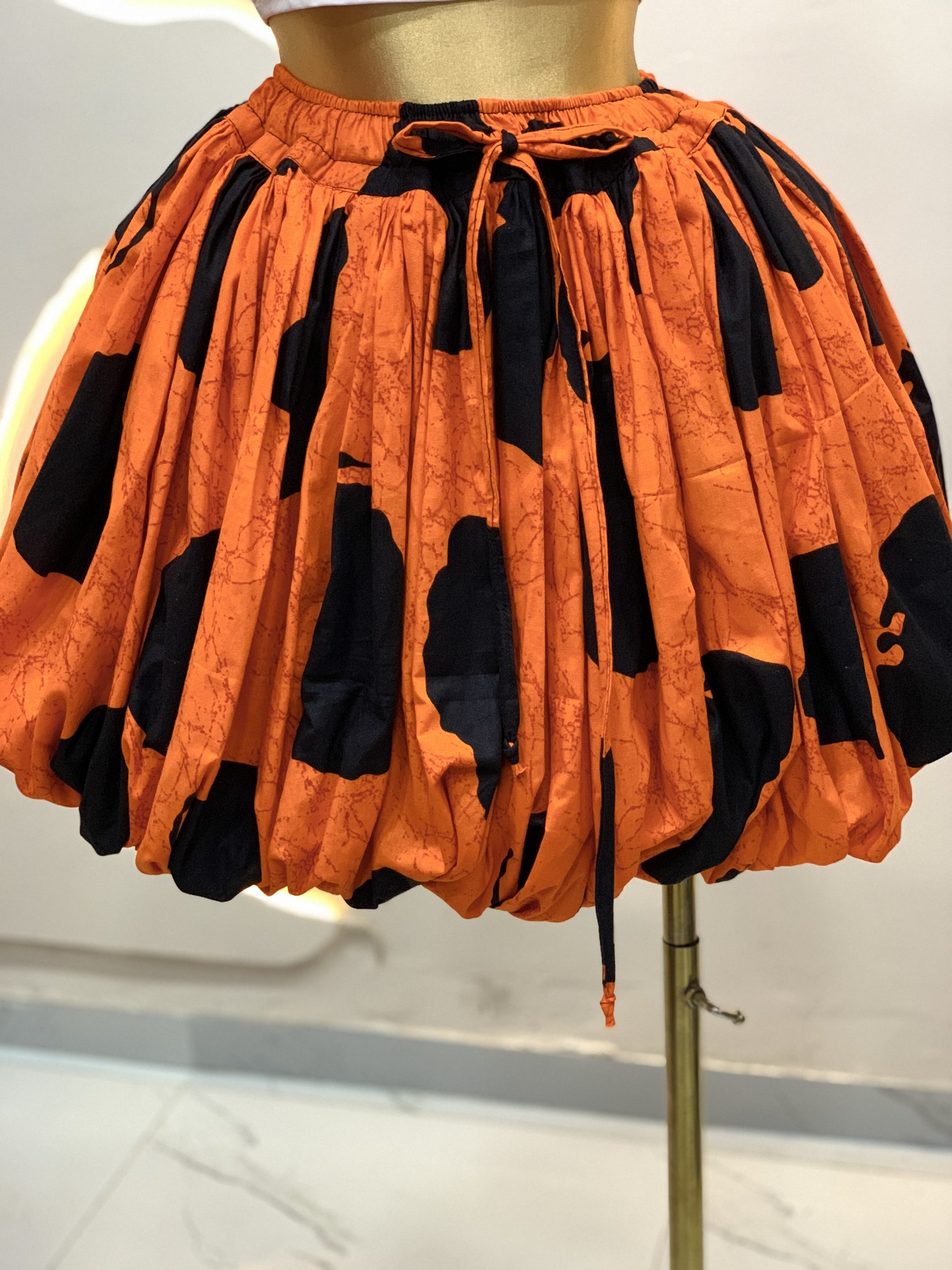 Ankara Balloon Skirt