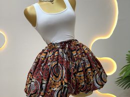 Ankara Balloon Skirt
