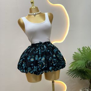 Ankara Balloon Skirt
